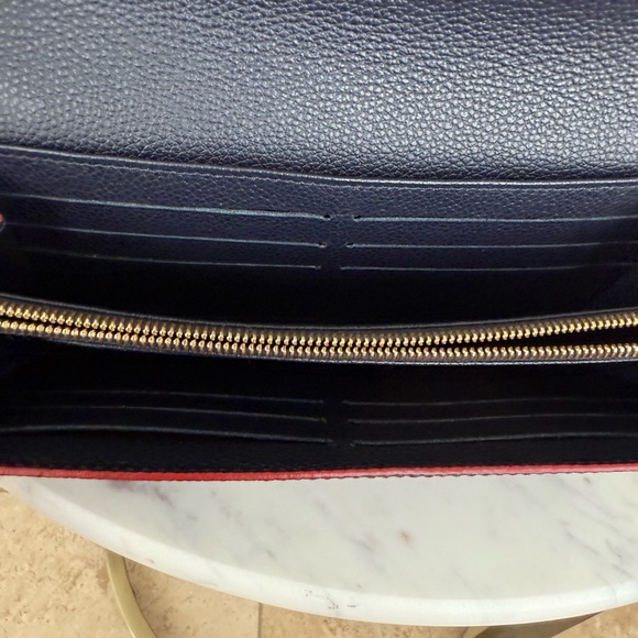 Louis Vuitton Navy Wallet with Gold Accent - Picture 4 of 8